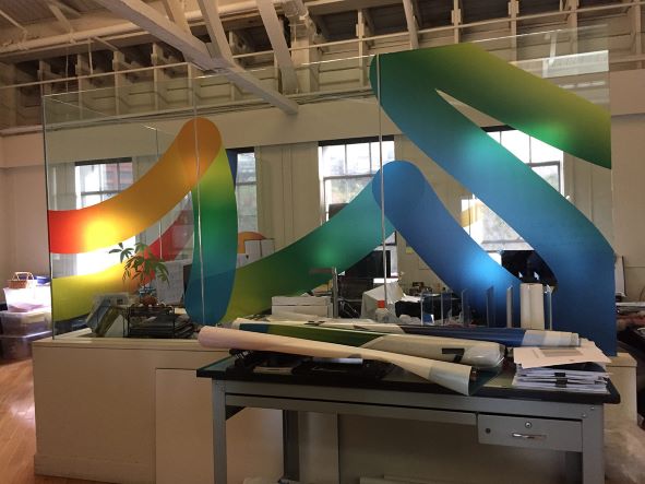 office frosted vinyl