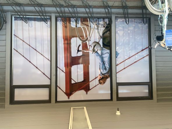 perforated film, perforated graphics